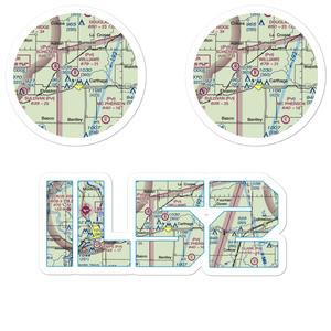 Williams Airport (IL52) VFR Sectional Sticker Pack