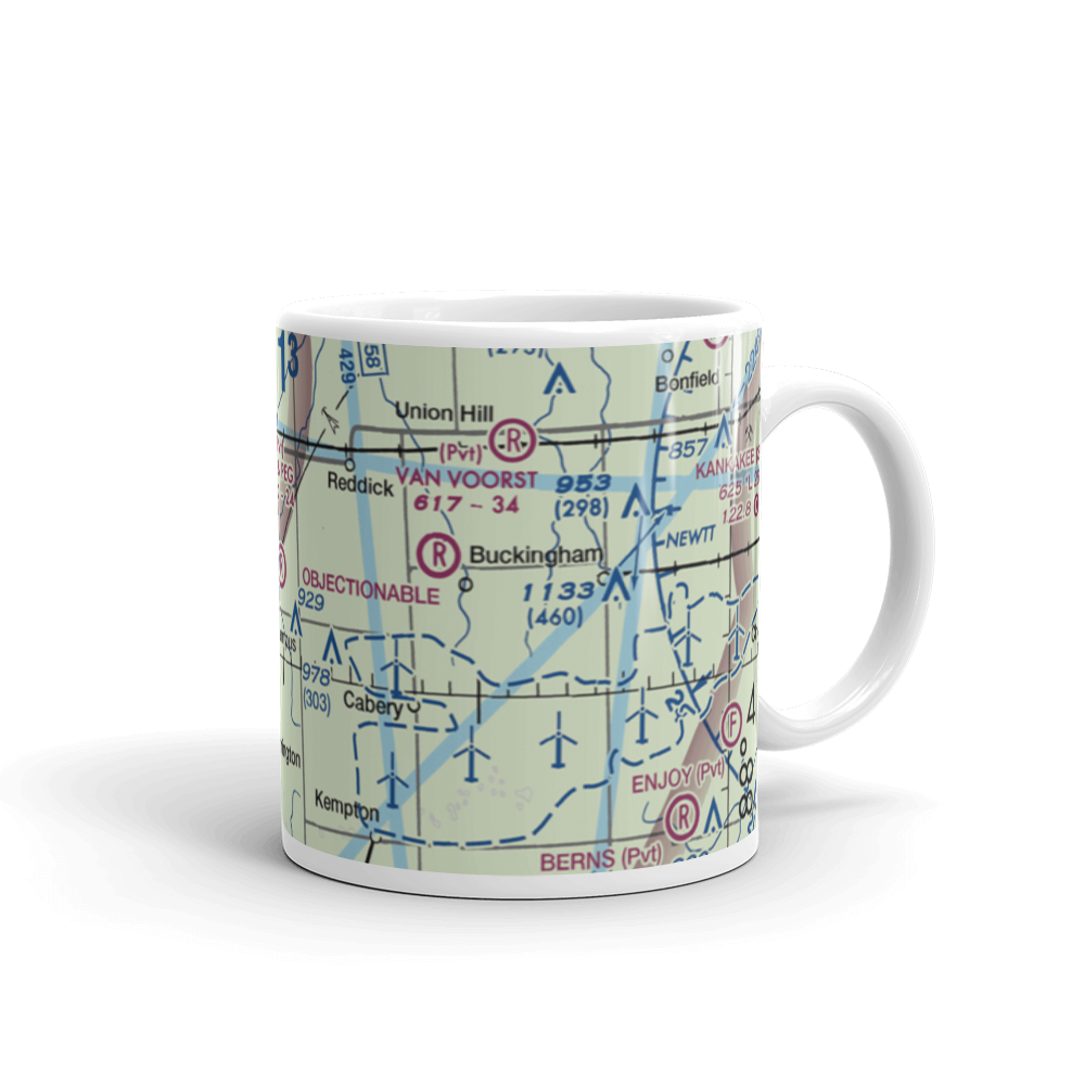 Aero Acres Airport (IL51) VFR Sectional  Mug 