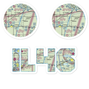 Brooks Ranch Airport (IL46) VFR Sectional Sticker Pack