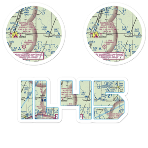Busboom Airport (IL45) VFR Sectional Sticker Pack