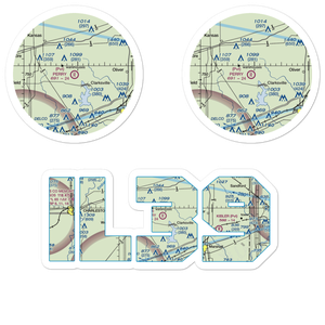 Perry RLA Airport (IL39) VFR Sectional Sticker Pack