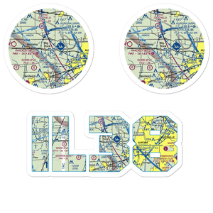 J Maddock Airport (IL38) VFR Sectional Sticker Pack