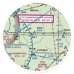 Adkisson Airport (IL32) VFR Sectional Sticker (20 mile)