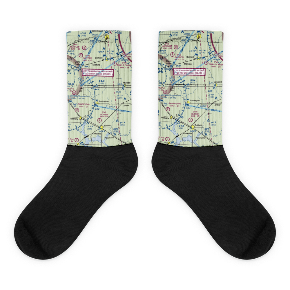 Adkisson Airport (IL32) VFR Sectional Socks 