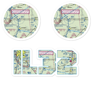 Adkisson Airport (IL32) VFR Sectional Sticker Pack