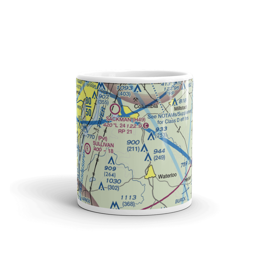 Crook Restricted Landing Area (IL18) VFR Sectional  Mug 
