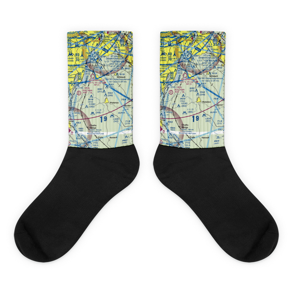 Crook Restricted Landing Area (IL18) VFR Sectional Socks 