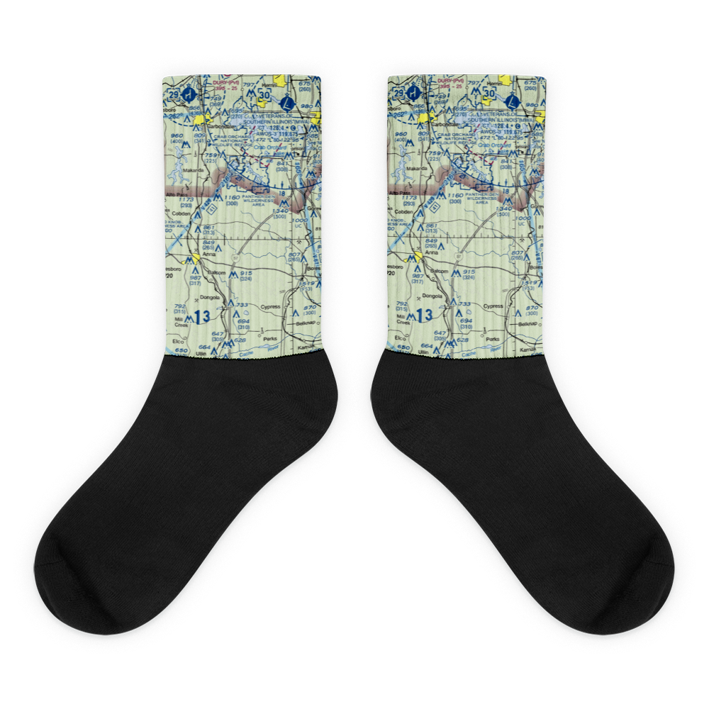 Houseman Airport (IL16) VFR Sectional Socks 