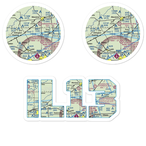 Funfsinn Airport (IL13) VFR Sectional Sticker Pack