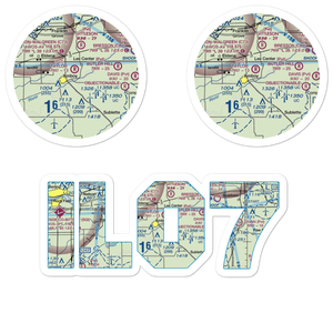 Taylor Airport (IL07) VFR Sectional Sticker Pack