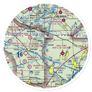 Bingham Airport (IL05) VFR Sectional Sticker (30 mile)