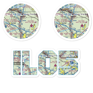 Bingham Airport (IL05) VFR Sectional Sticker Pack