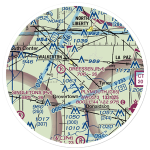 Drake Field (II99) VFR Sectional Sticker (20 mile)