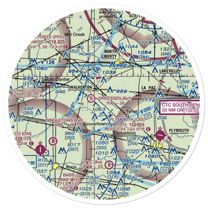 Drake Field (II99) VFR Sectional Sticker (30 mile)