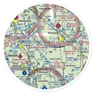 Solenberg Airport (II97) VFR Sectional Sticker (30 mile)