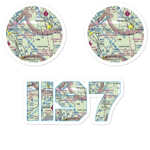 Solenberg Airport (II97) VFR Sectional Sticker Pack