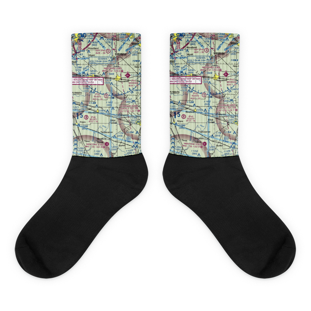 Rust's Landing Airport (II95) VFR Sectional Socks 
