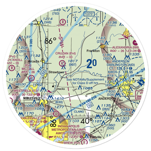 Irion Airport (II94) VFR Sectional Sticker (30 mile)