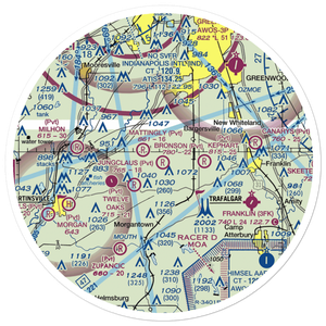 Bronson Airport (II93) VFR Sectional Sticker (30 mile)