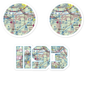 Bronson Airport (II93) VFR Sectional Sticker Pack