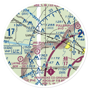 Dunbar Field (II91) VFR Sectional Sticker (20 mile)