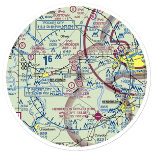 Hilakos Airport (II84) VFR Sectional Sticker (30 mile)