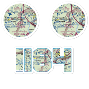 Hilakos Airport (II84) VFR Sectional Sticker Pack