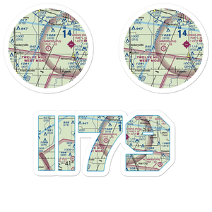 Sommers Airport (II79) VFR Sectional Sticker Pack