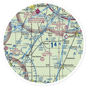 Daugherty Field (II75) VFR Sectional Sticker (30 mile)