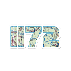 Anderson Airport (II72) VFR Sectional Sticker