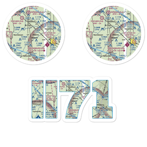 Smith Airport (II71) VFR Sectional Sticker Pack