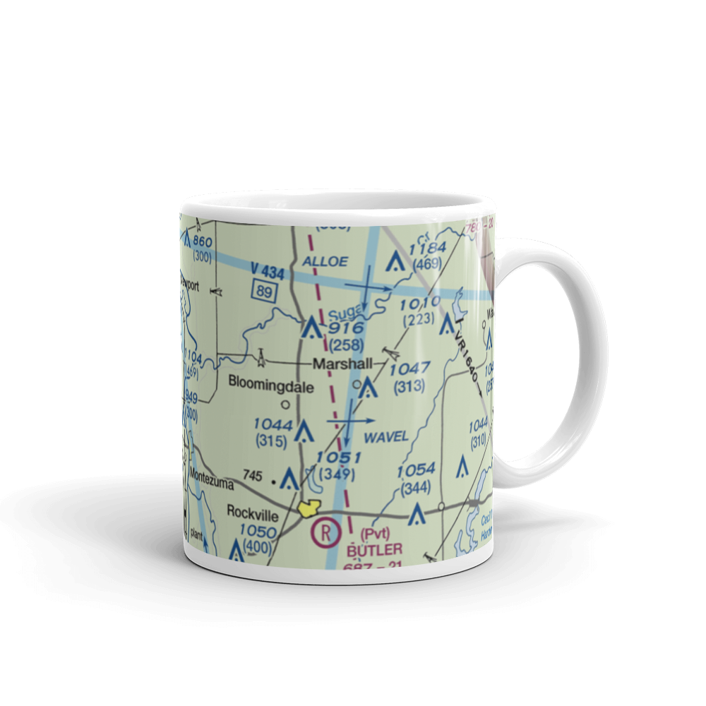 Strip Airport (II59) VFR Sectional  Mug 