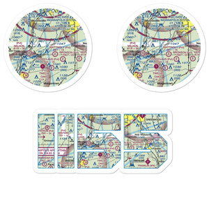 Hodges Airport (II55) VFR Sectional Sticker Pack