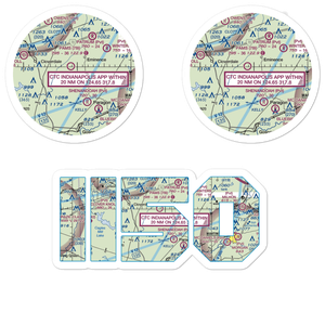 Jack Oak Airport (II50) VFR Sectional Sticker Pack