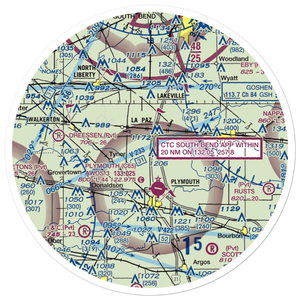Sherk Field (II38) VFR Sectional Sticker (30 mile)