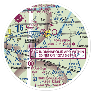 Arthur Airport (II37) VFR Sectional Sticker (20 mile)