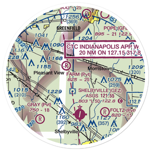 Mc Neil Field (II36) VFR Sectional Sticker (20 mile)