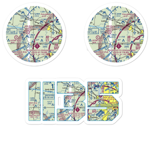 Lindley Private Airport (II35) VFR Sectional Sticker Pack
