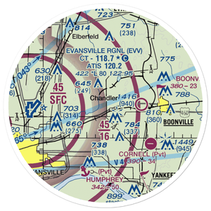 Raceway Airport (II32) VFR Sectional Sticker (20 mile)