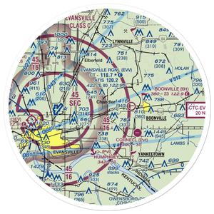 Raceway Airport (II32) VFR Sectional Sticker (30 mile)