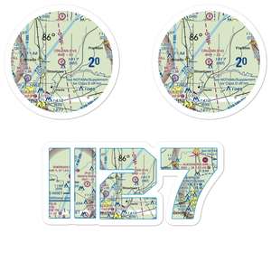 Ward Airport (II27) VFR Sectional Sticker Pack