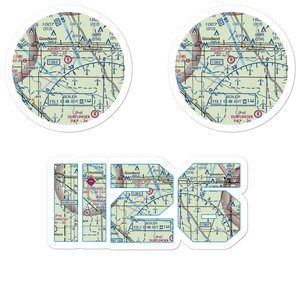 Ashby Airport (II26) VFR Sectional Sticker Pack