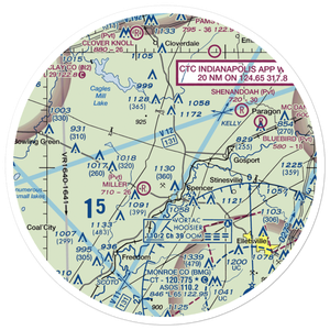 Timber Trails Airport (II25) VFR Sectional Sticker (30 mile)