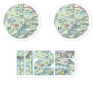 Timber Trails Airport (II25) VFR Sectional Sticker Pack
