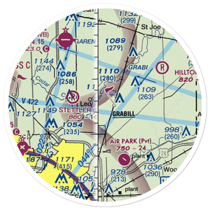 Pelz Port Airport (II11) VFR Sectional Sticker (20 mile)