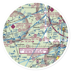 Patrum Field (II09) VFR Sectional Sticker (30 mile)