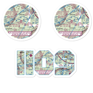 Patrum Field (II09) VFR Sectional Sticker Pack