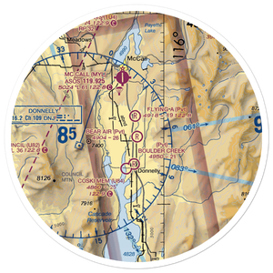 Bear Air Airport (ID96) VFR Sectional Sticker (30 mile)