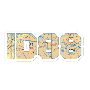 Tracy Ranch Airport (ID88) VFR Sectional Sticker