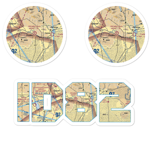 Picabo Airport (ID82) VFR Sectional Sticker Pack